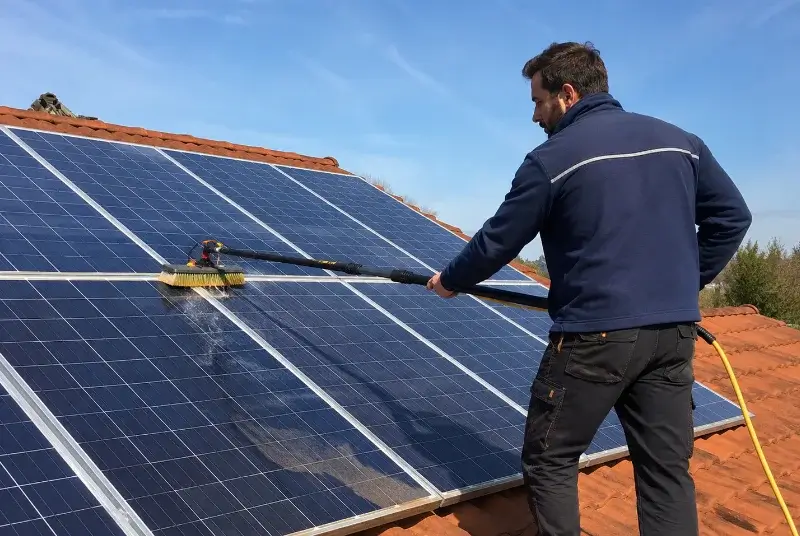 Nettoyage et entretien de panneaux solaires à Saint-Just-Luzac